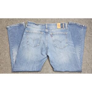 Levis 559 Jeans Mens 32x28 Blue Weekend Dad Casual Sunday Relaxed Straight Fit